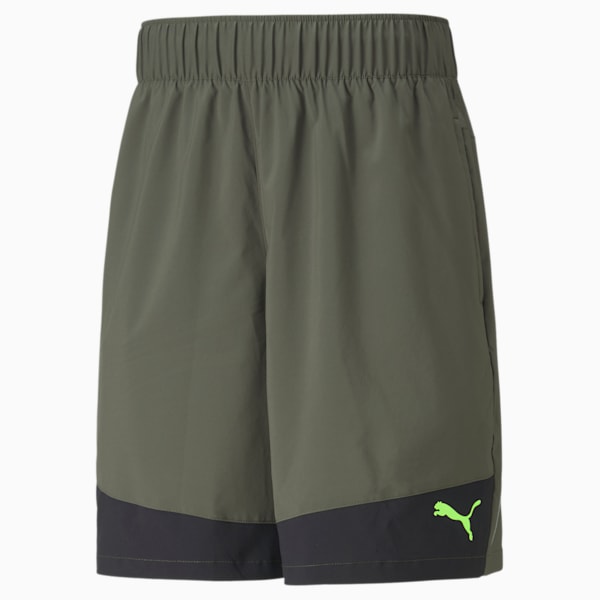 Favourite 10" Woven Men's Training Shorts, Grape Leaf-Puma Black, extralarge-IND